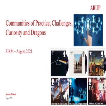 Communities of Practice - Challenges, Curiosity and Dragons 