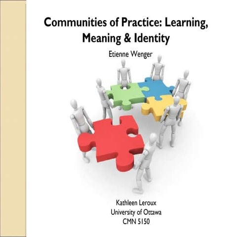Communities of practice presentation