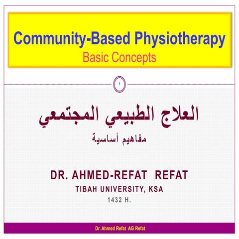 Community Based Rehabilitation CBR