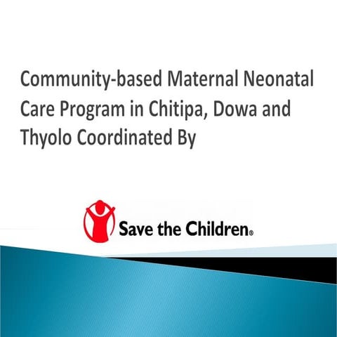 COMMUNITY-BASED MATERNAL NEWBORN CARE PROGRAM assign.ppt