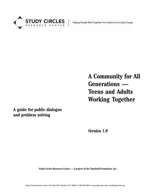 A Community for All Generations - T...