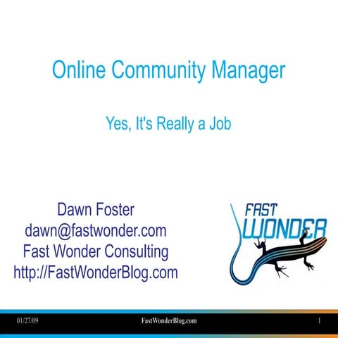Online Community Management: Yes, it's really a job