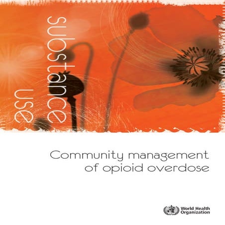 WHO - Community management-of-opioid-overdose