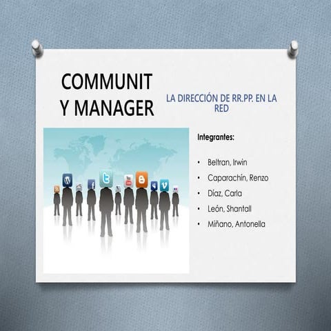 Community managers