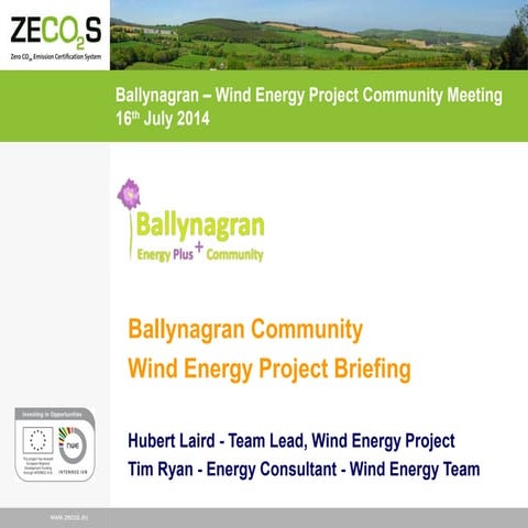 Ballynagran Community Meeting-presentation-16-07-2014