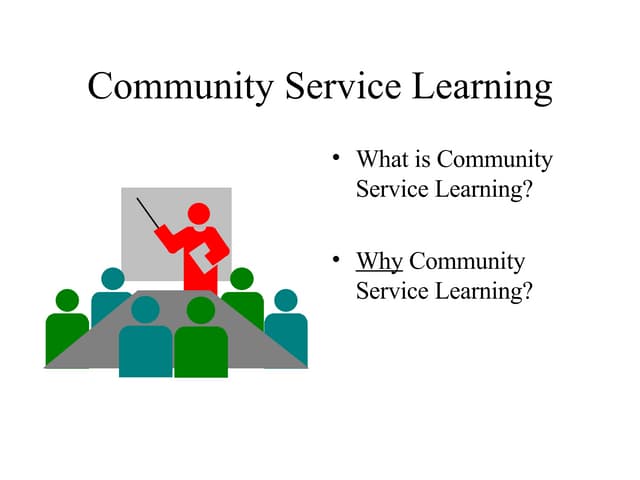 Community Service Learning