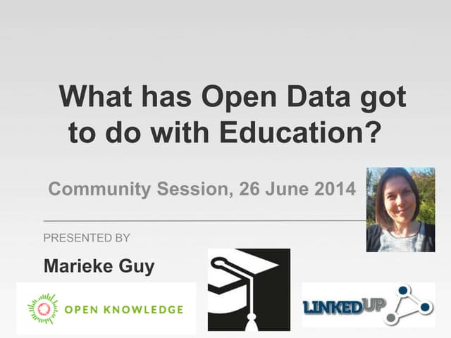 What has Open Data got to do with E...