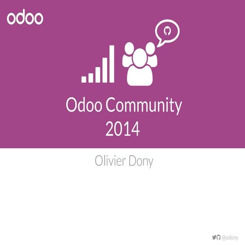 The new Odoo community organization and platform