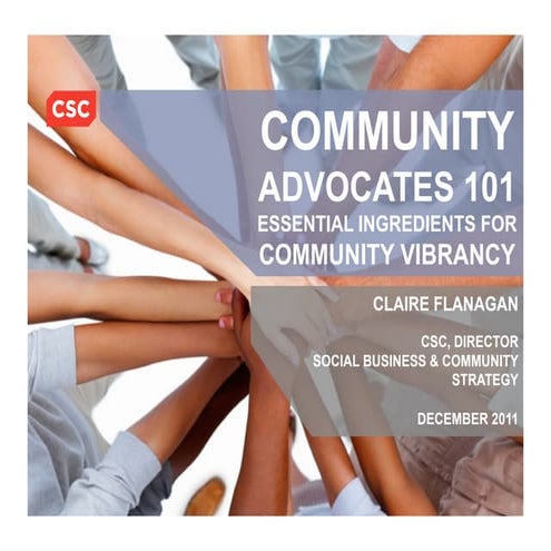 Community Advocates: Why You Need Them? What They Do?