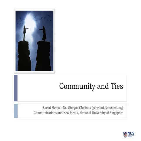 Community And Ties