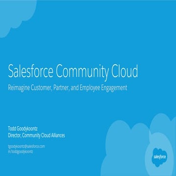 Community Cloud APAC Webinar (September 7, 2016)