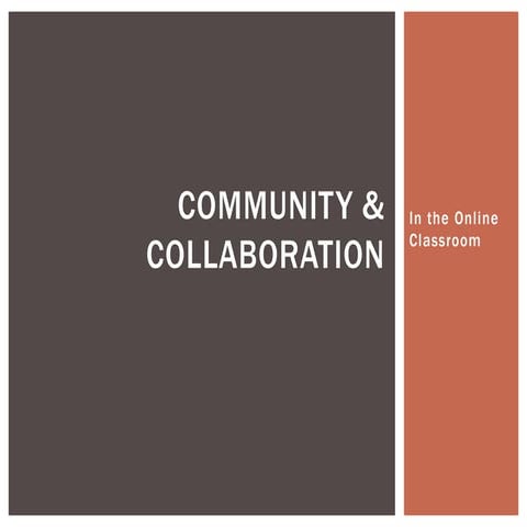 Community & collaboration