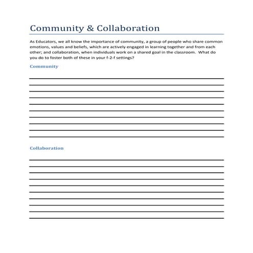 Community & collaboration case studies