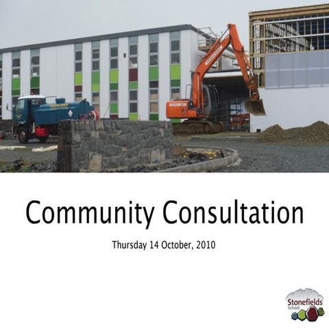 Community consultation 14 october