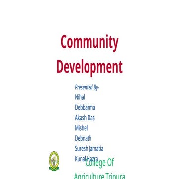 Community Development | PPTX