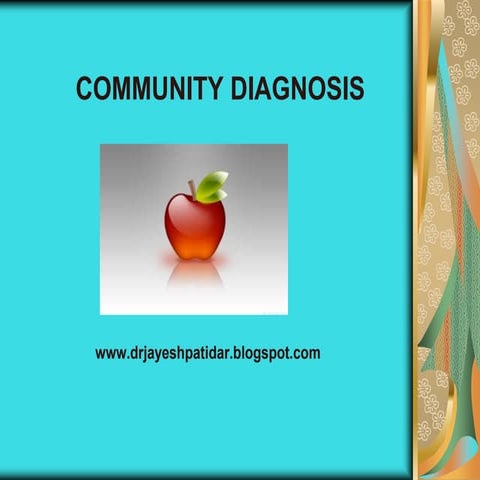 Community diagnosis