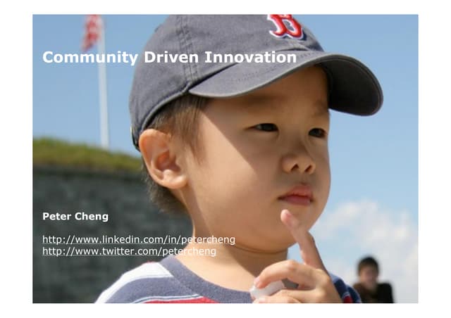 Community Driven Innovation 200911