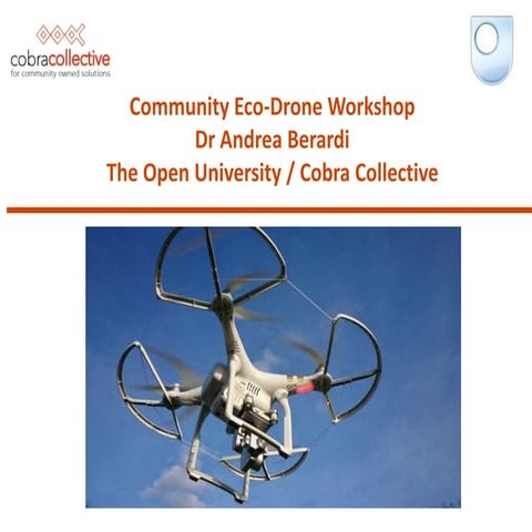 Community Eco-Drone Workshop March 2016