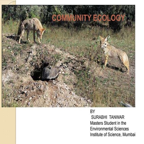 Community ecology