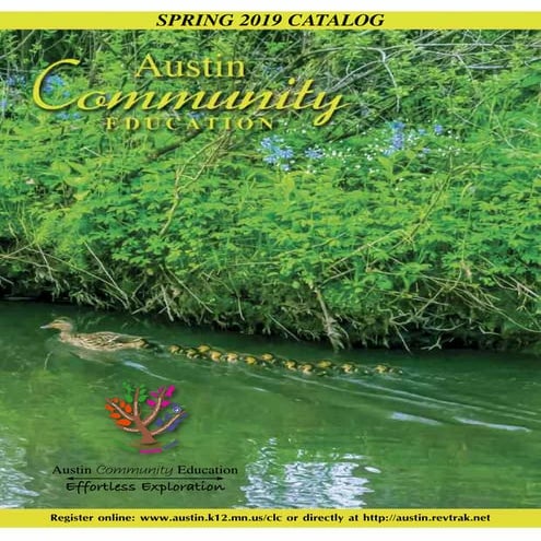 Austin MN Community education spring 2019