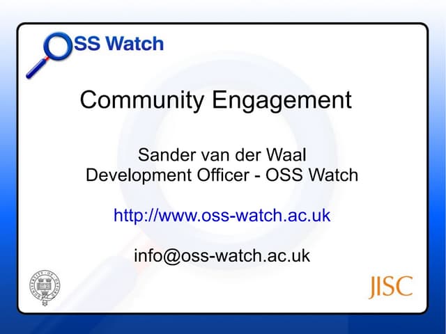 Community Engagement