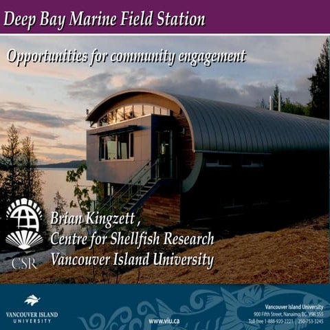 Community engagement atVIU Deep Bay Marine Field Station