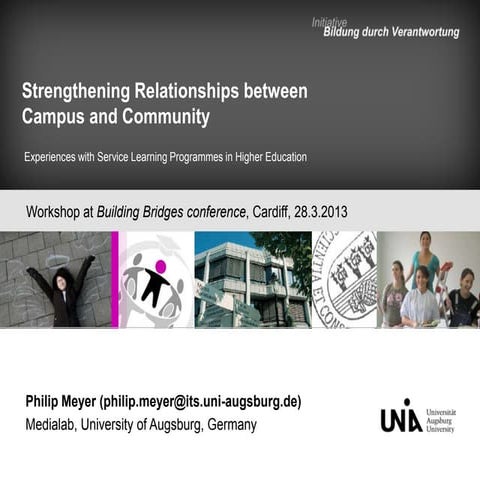 Workshop "Strengthening Relationships between Campus and Community" bei der T...