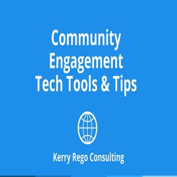 Community Engagement Social Media Tools