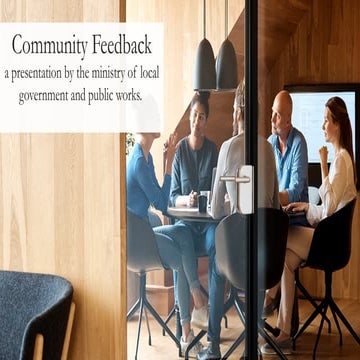 How to conduct Community Feedback in local authorities | PPTX