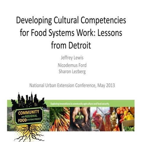 Community food systems detroit partnership 5 2013