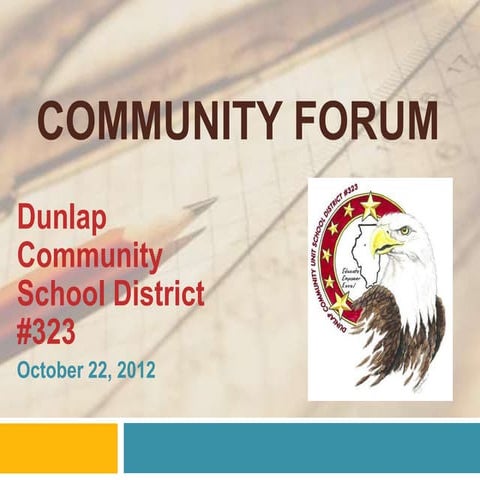 Community Forum October 2012 