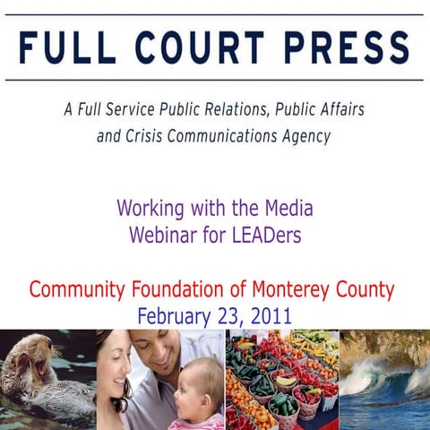 Community foundation of monterey - LEADers session