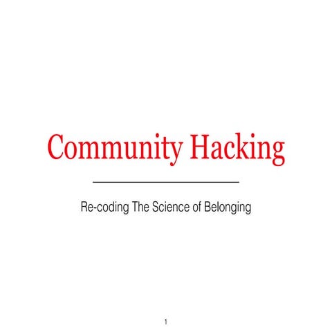 Community Hacking for Young Entrepreneurs - Session for Launch X