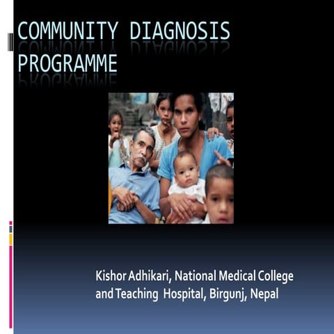 Community Health Diagnosis programm (CDP)