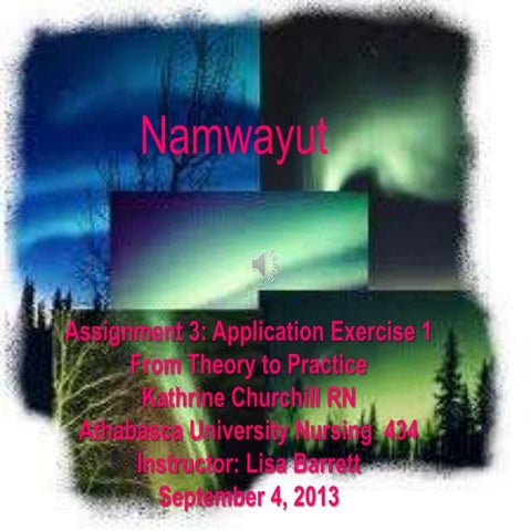 Community health promotion assignment 1 | PPTX