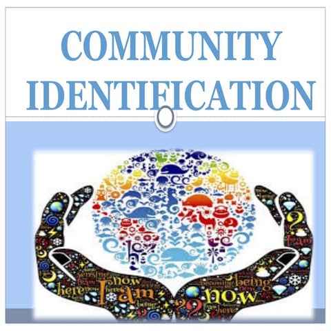 COMMUNITY IDENTIFICATIO bsc nursing  4th year .pptx