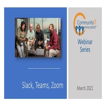 Slack, Microsoft Teams, Zoom: What Works Best for Nonprofits?