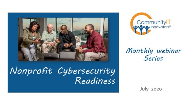 Nonprofit Cybersecurity Risk Assessment Basics
