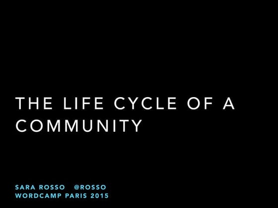 What I've Learned as a Serial (Community) Founder: The Community Life Cycle