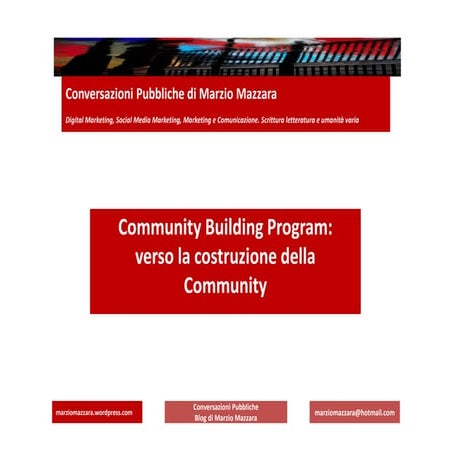 Community Building Program