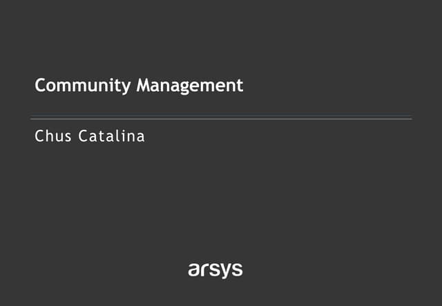Webinar - Community Managers para principiantes
