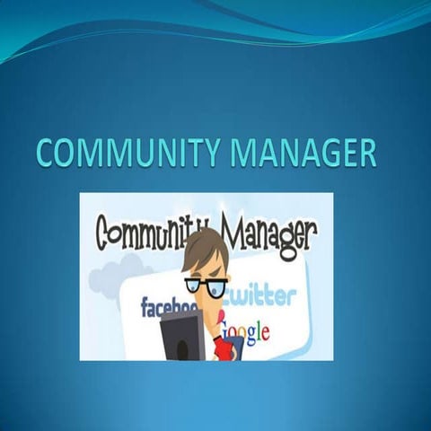 Community manager