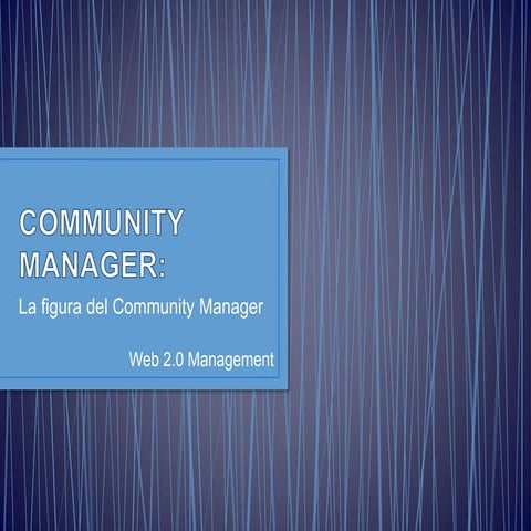 Community manager