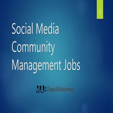 Social Media Community Management