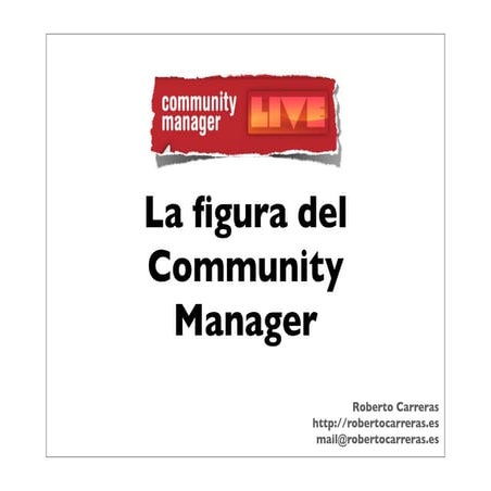 La figura del Community Manager