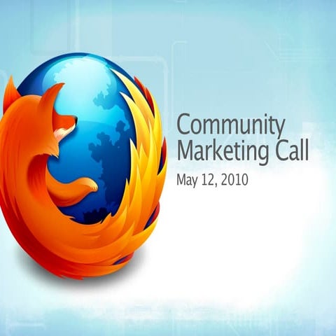 Community Marketing Call - May 12