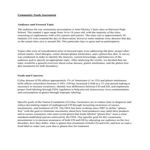 Template for Community Needs Assessment and Strategic Planning | DOCX