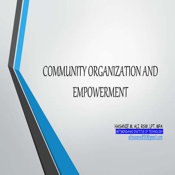 COMMUNITY ORGANIZATION AND EMPOWERMENT LECTURES.pptx