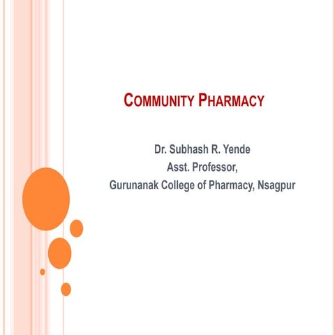 Community Pharmacy