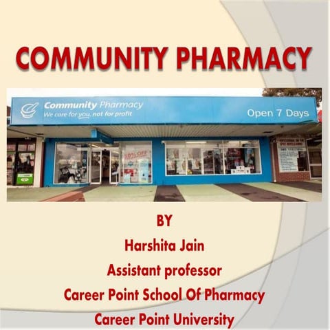 Community pharmacy